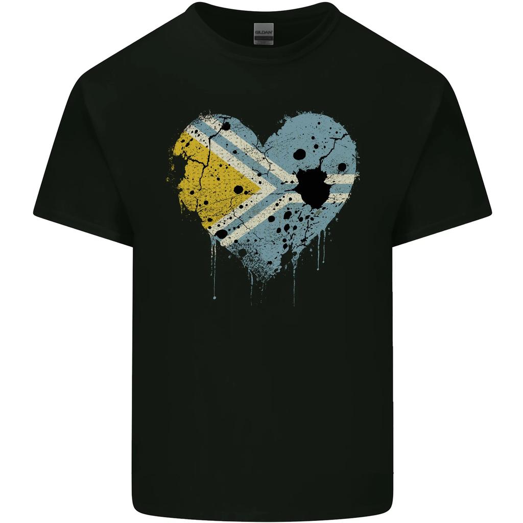 Love Flag Tuva Football Kids T-Shirt Childrens