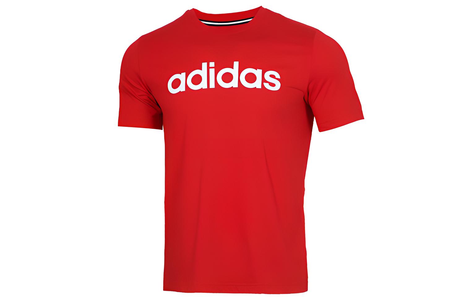 Adidas Neo Straight T Shirt Men s Red GJ8943 L