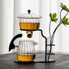Creative Flower Arrangement Teapot Glass Lazy Automatic Tea Making Household Pu'er Scented Kung Fu tea Tea Set Infuser Drinking