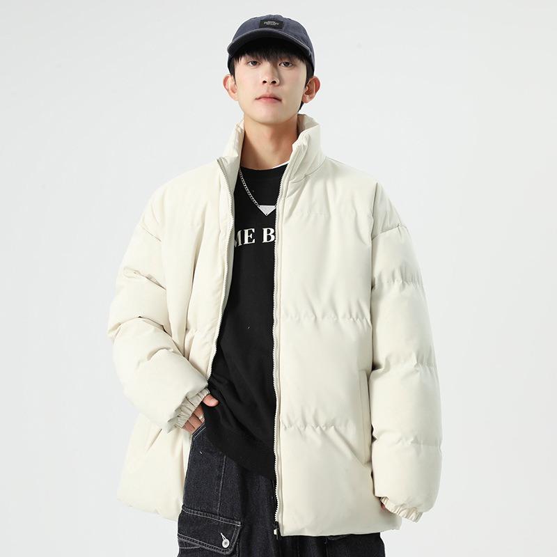 Stand-up Collar Cotton-padded Clothes for Men and Women's Winter New Thickened Down Cotton-padded Jackets for Couples