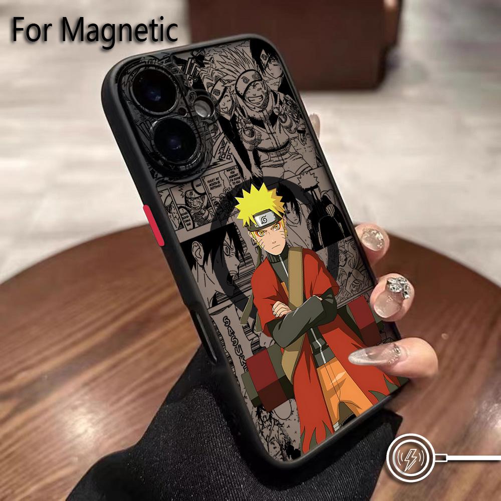 

Narutos Uzumakis Phone Case For Samsung Galaxy S25 S24 S23 S22 S21 S20 FE Plus Ultra 5G Matte Magnetic Samsung S20 FE