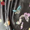 Women's High-End Black Butterfly Jacquard Vest Fabric - Chinese Style Decorative Yarn-Dyed Material
