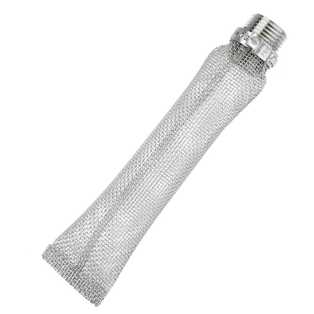1/2in NPT Stainless Steel Beer Filter Screen Mesh Filter for Homebrew Beer Kettle Mash Tun(6in)