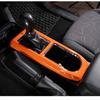 ABS Orange Kit Center Control Gear Panel Cover Trim For Toyot-a Tacoma 2016-