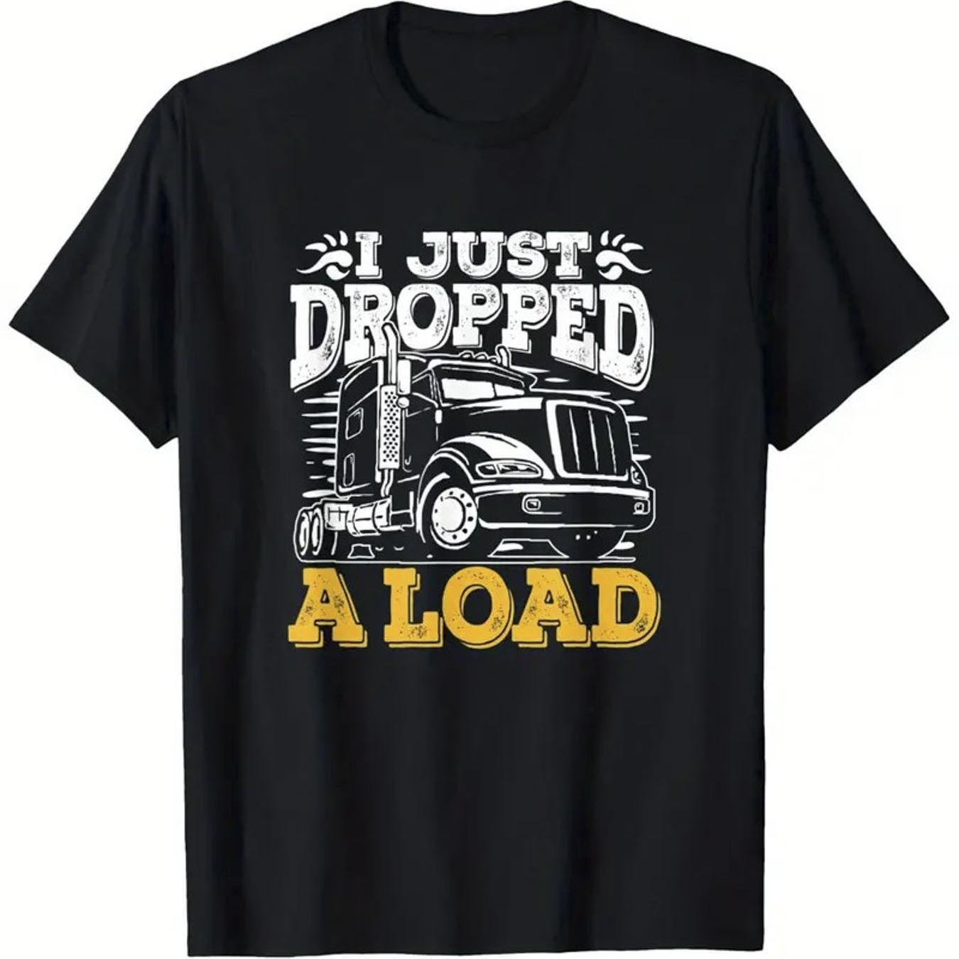

A Funny Gift Suitable for Truck Driver TShirt 100 Cotton ONeck Short Sleeve Summer Casual Mens Tshirt Streetwear S