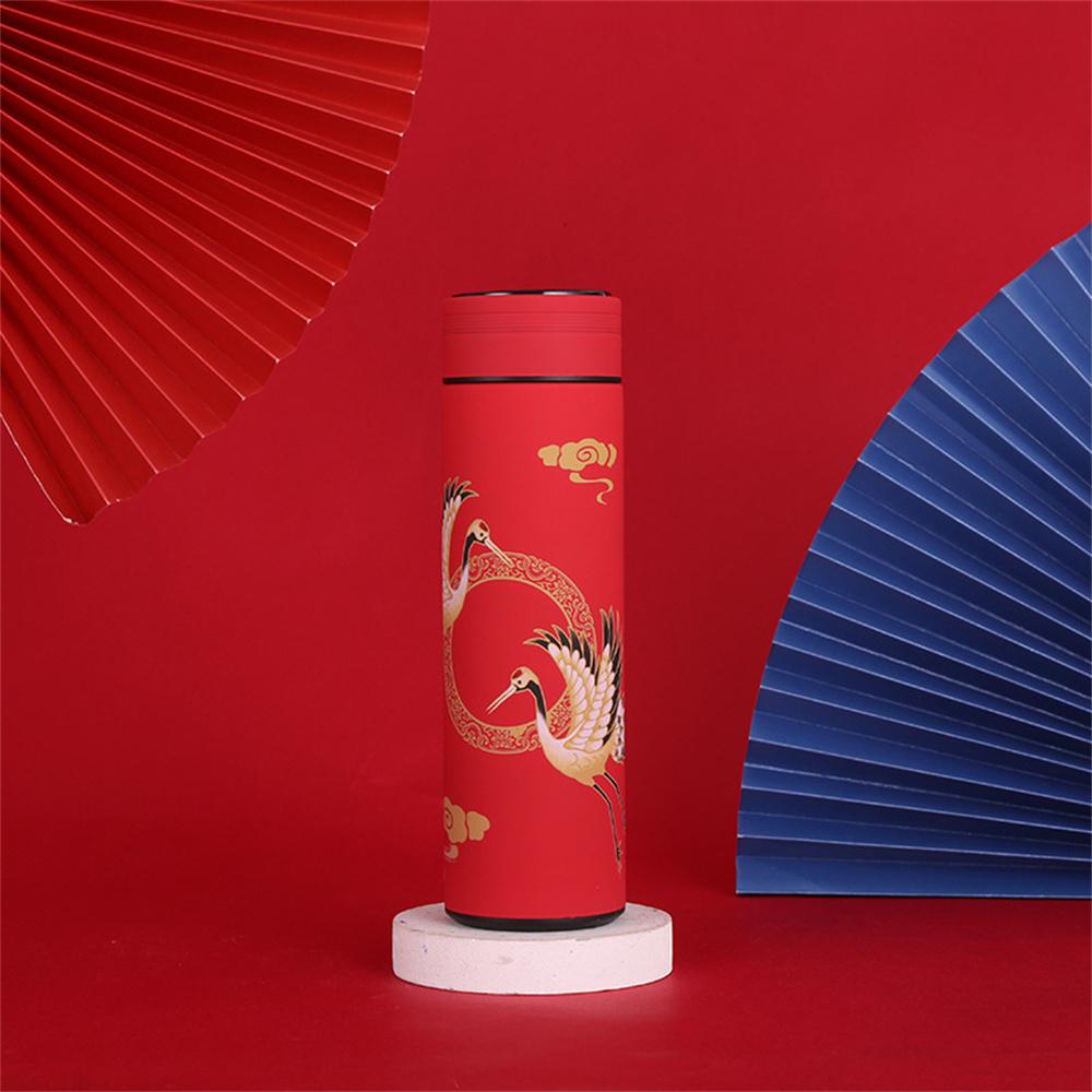 Smart Mug Tea Water Separation Classical Style Easy To Use Safety Thermos Cup Stainless Steel Thermos Bottle Intelligent Mug