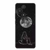 For TCL 605 Case Fashion Flower Protective Black Silicone Soft TPU Back Cover Case For TCL 60 5G 60 SE Case 60SE Coque Funda Bag