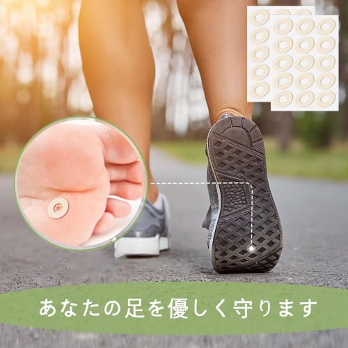 TOAURDA Sole Blister and Corn Pads (15 Pads x 5 Packs) Protective Cushion for Soles of Foot, Antibacterial, Circle-Shaped, Anti-Friction Pads (Large O