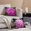 cheerful Natural Flowers in Photography Cushion Cover Throw Pillow Cover Hidden Button Durable Polyester Chair Cushion