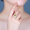 Lindon Classic Copper Alloy Zircon Ring Ladies Jewelry Wedding Promise Party Gift