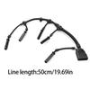 Glow Plug Bridge Wiring Harness 070971277B 299220 for 2.0 2.5 2003-2010 Glow Plug Connector Replacement