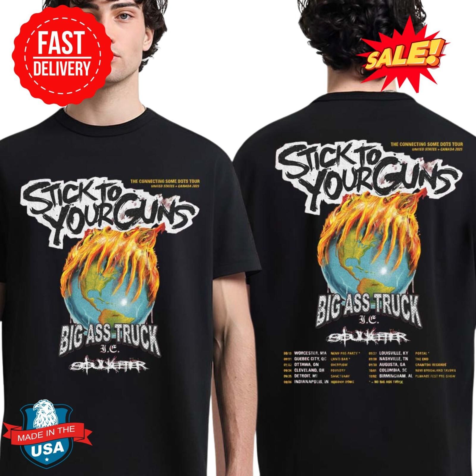 Stick To Your Guns The Connect Some Dots Tour 2025 North American Tour T-Shirt XXL