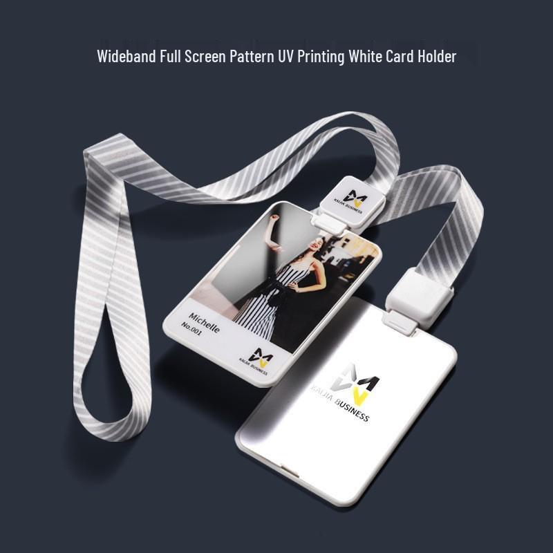 Personalized Retractable ID Card Holder with Creative Lanyard