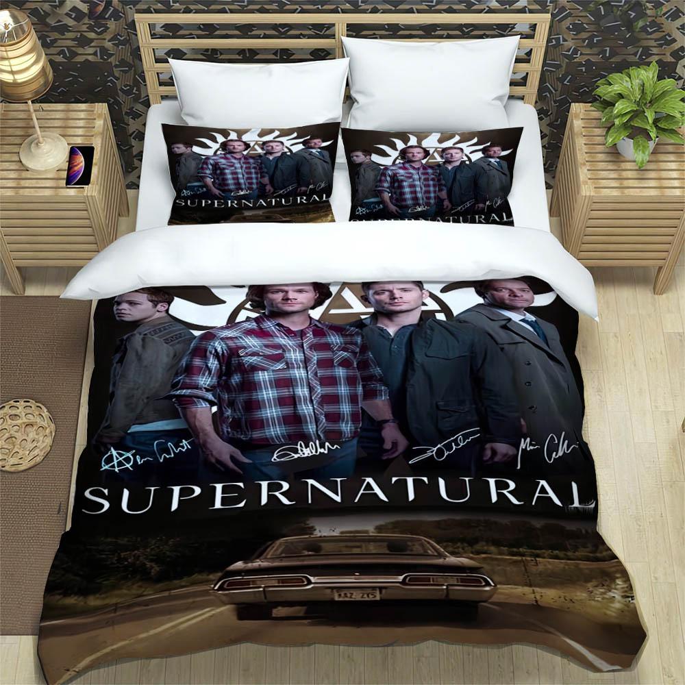3D Supernatural Join the Hunt Bedding Sets exquisite bed supplies set duvet cover comforter set bedding set luxury birthday gift