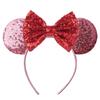 9.5 CM New Cute Glitter Crown Hairband Sequins Bows Mouse Ears Headband Kids Festival Party Cosplay Headband