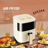 6L Intelligenter Heißluftfritteuse: Tragbar, Multifunktional, Ölfrei, Rauchfrei, Automatisches Visuelles Kochen