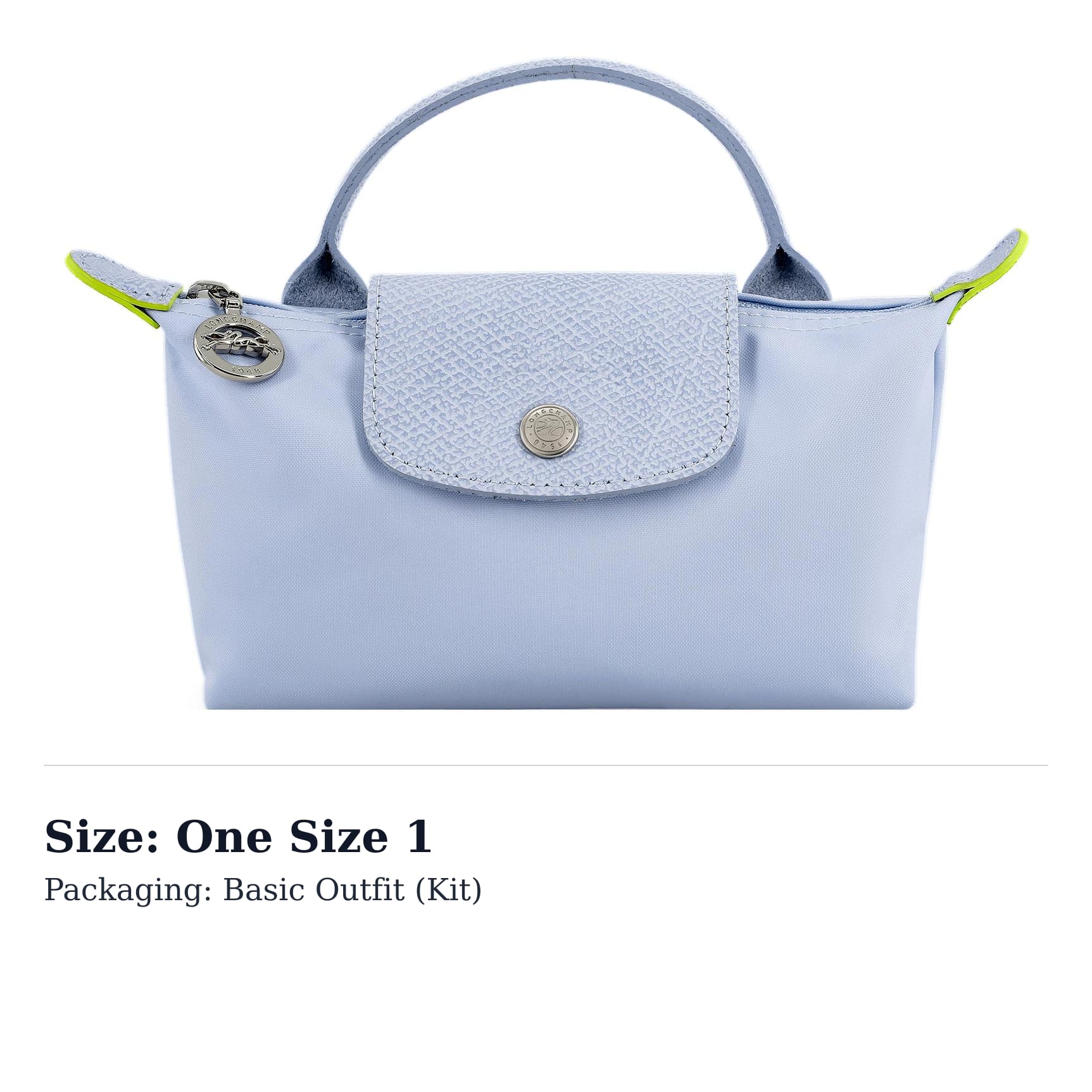 LONGCHAMP Le Pliage Green Cow Leather