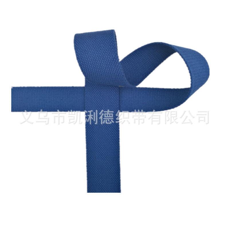 

Прямая поставка цветной полиэстеровый хлопковый рюкзак с багажом, аксессуары для одежды, утолщенный ремень для йоги, бисерная полиэстеровая хлопковая тесьма Blue * 3.8CM