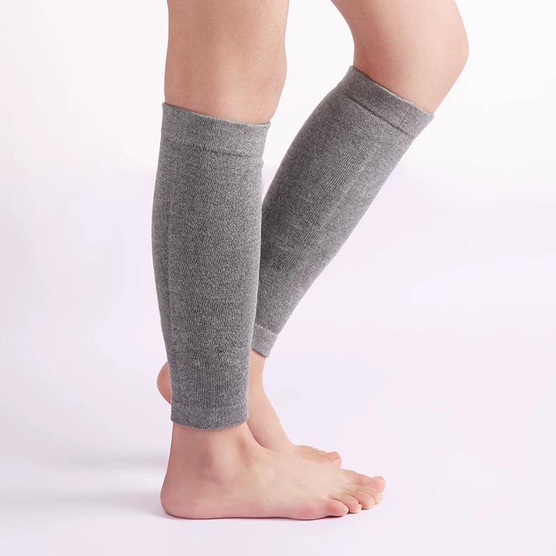 Warme Baumwoll-Beinwärmer für Damen und Herren, Kälteschutz, Wärmeerzeugend, für Waden, Herbst- und Winterschutz, Gestrickte Beinlinge aus reiner Baumwolle