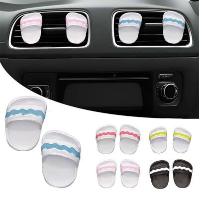 Funny Car Vent Clip Cute Slipper Design Decorative Vent Clips Decorative Air Fresheners Aromatherapy Outlet Interior Accessories
