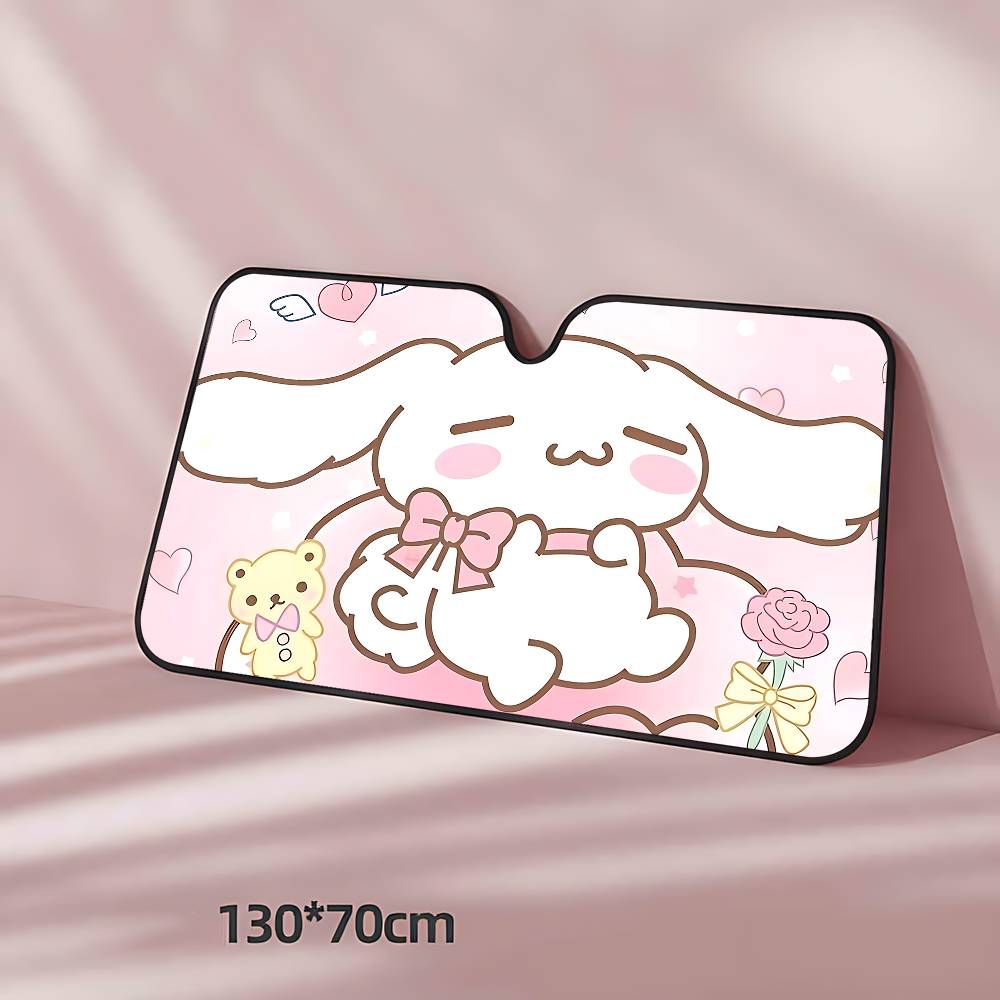 Cartoon S-Sanrio Kawaii Car Sunshade Curtains Windscreen Cover Shade UV Rays Sun Visor Protector