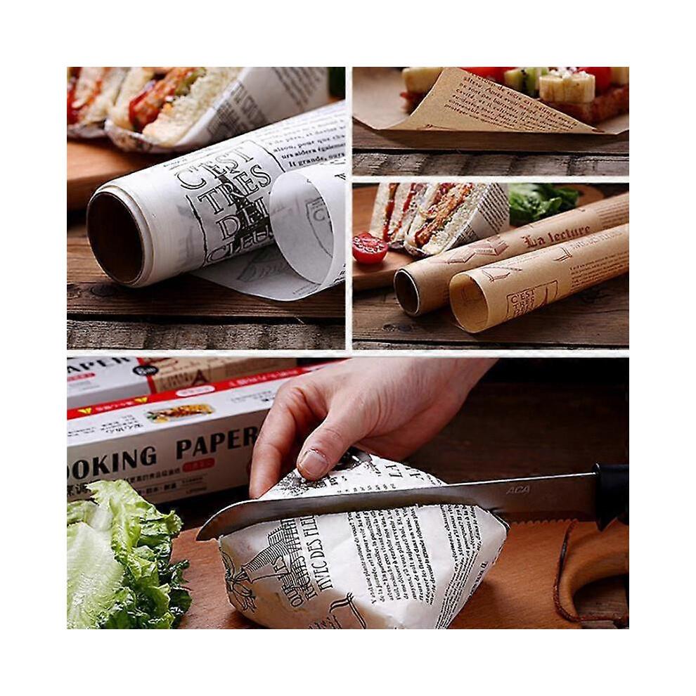 (White)High Temperature Resistant Baking Blotting Paper Parchment Paper Roll For Cooking