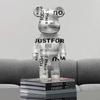 2025 New Graffiti Bear 27cm Figurine Home Decoration Animal Statue Storage Money Jar Modern Room Sculpture Table Decor