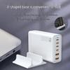 200W GaN Desktop Charger: Multi-Port Fast Charging for US, EU, UK, AU - Mobile Phone Supercharger