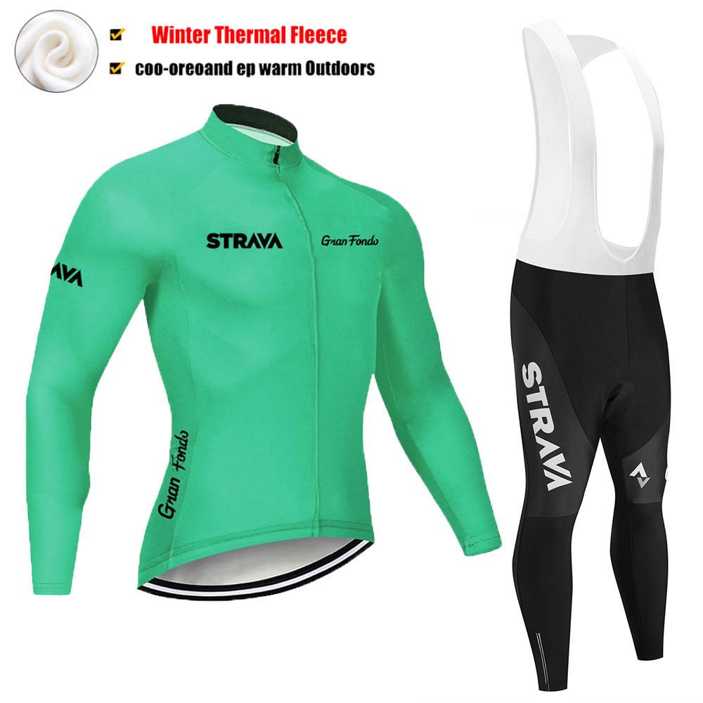 2026 Winter Fleece Warm Cycling Suit Set, Mountain Bike Cycling Suit Set Long Sleeve Men's Winter Cycling Pants Cycling Suit Fleece