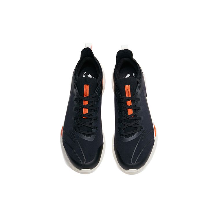 Anta Nitrogen Technology Comfortable Sports Running Shoes Men Sneakers Black Orange 112235680A-1