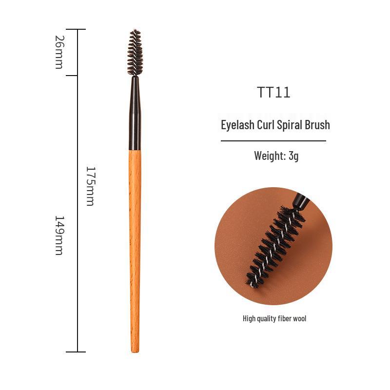 

Набор кистей для макияжа из чистой шерсти: Кисти для теней из шерсти животных, для губ и 170 для тональной основы - Инструменты для красоты