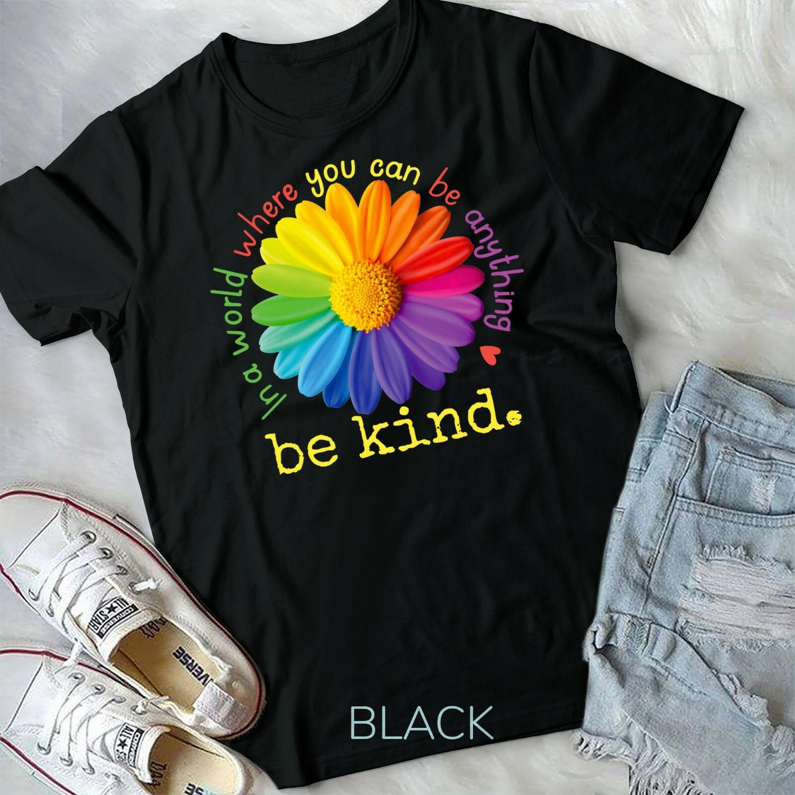 Autism In A World Where You Can Be Anything Be Kind Gift Unisex Youth T-shirt L