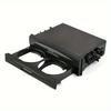 plastic car storage box universal car radio pocket and beverage rack dual Din car storage - compatible with various models