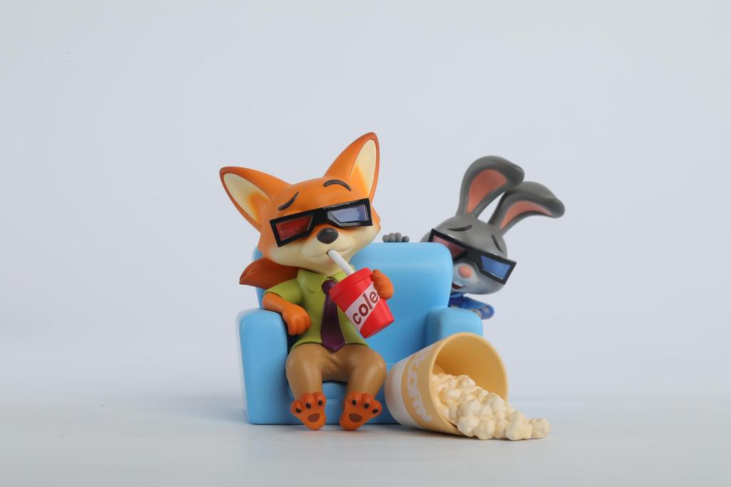 52TOYS BLINDBOX Zootopia Best Partners PVC ABS Trading Box of 6 & Figures,