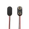 10 Pcs 9V Battery Button 9V Battery Clip Connector I-Type Plastic Housing