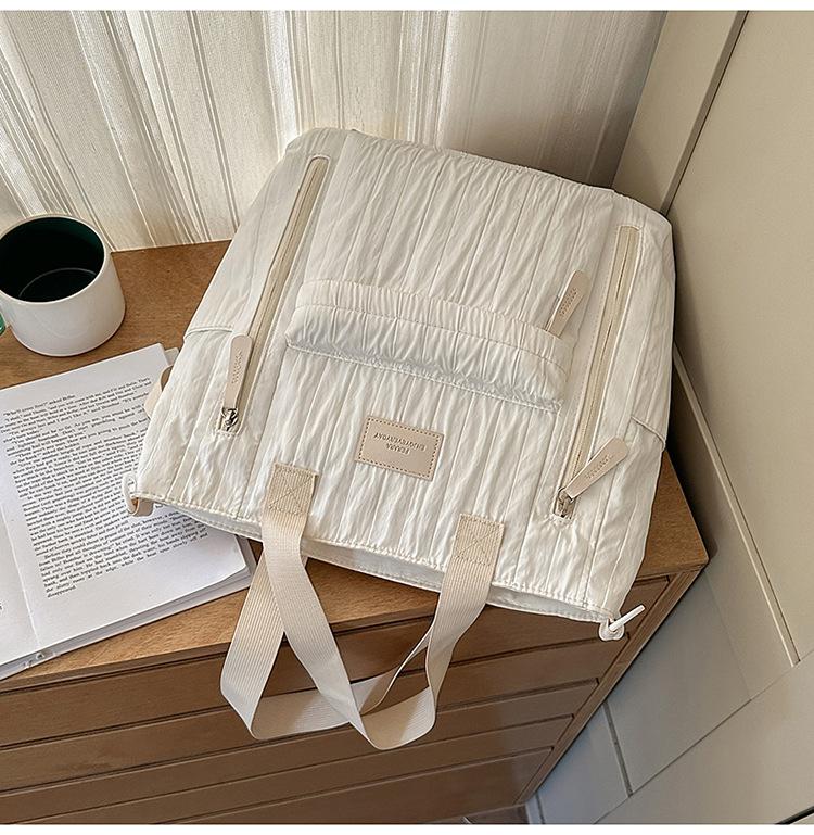 Schoolbag new high-value Japanese ins fresh and sweet macaron backpack junior high school students lightweight travel backpack