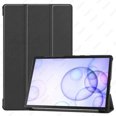 Hüllen - Etuis Tablet,Für Samsung Galaxy Tab S6 10.5 2019 SM T860 SM T865 Hülle Ständer magnetische Abdeckung für - Typ schwarz