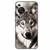 For Huawei P60 Pro Case Animals Protector Soft Silicone Phone Back Cover Cases for Huawei P60 Pro Coque Shockproof Wolf New Capa
