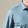 [Including Wool] Autumn Business and Leisure Solid Color Long Sleeve Shirt for Men, Pure Color Basic, Non Ironing Base Shirt