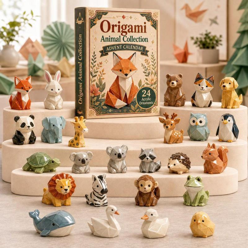 2026 Magic Animal Advent Calendar Acrylic Blind Box Collectible Ornament Christmas Gift