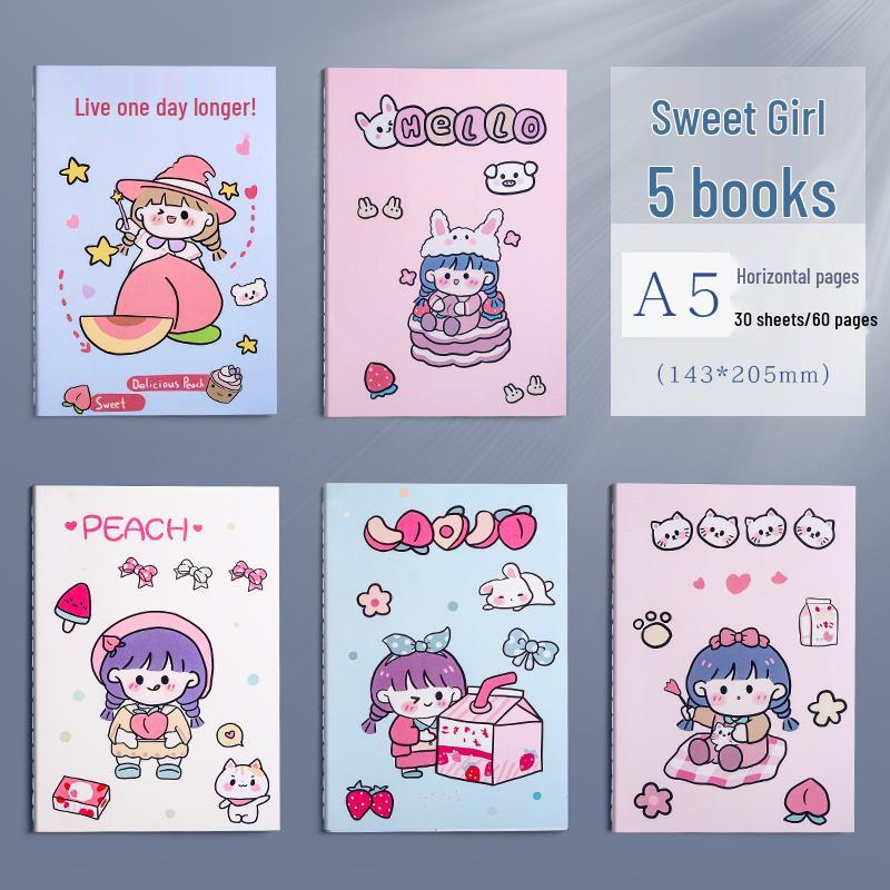 Высококачественный креативный блокнот в мягкой обложке, минималистичный A5/B5, утолщенный для студентов, милый дизайн