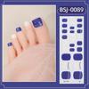 Toenail Stickers Semi Cured Gel Toenail Polish Strips Pedicures Nails Stickers