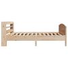 Solid Wood Bed without Mattress 75 x 190 cm Pine Wood