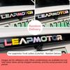 For Leapmotor T03 Trunk Letter Emblem Sticker Colorful Matte Black Car Logo Decal