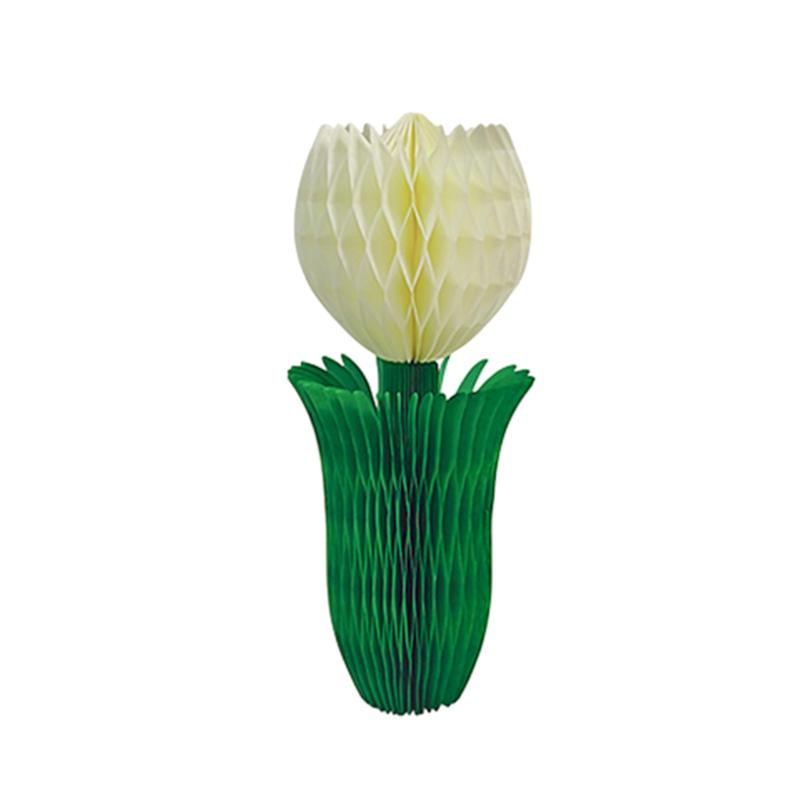 Honeycomb Tulip Flower Paper Tulip Floral Honeycomb Ceiling Hanging Decoration For Office Home Wedding Birthday Party Decor