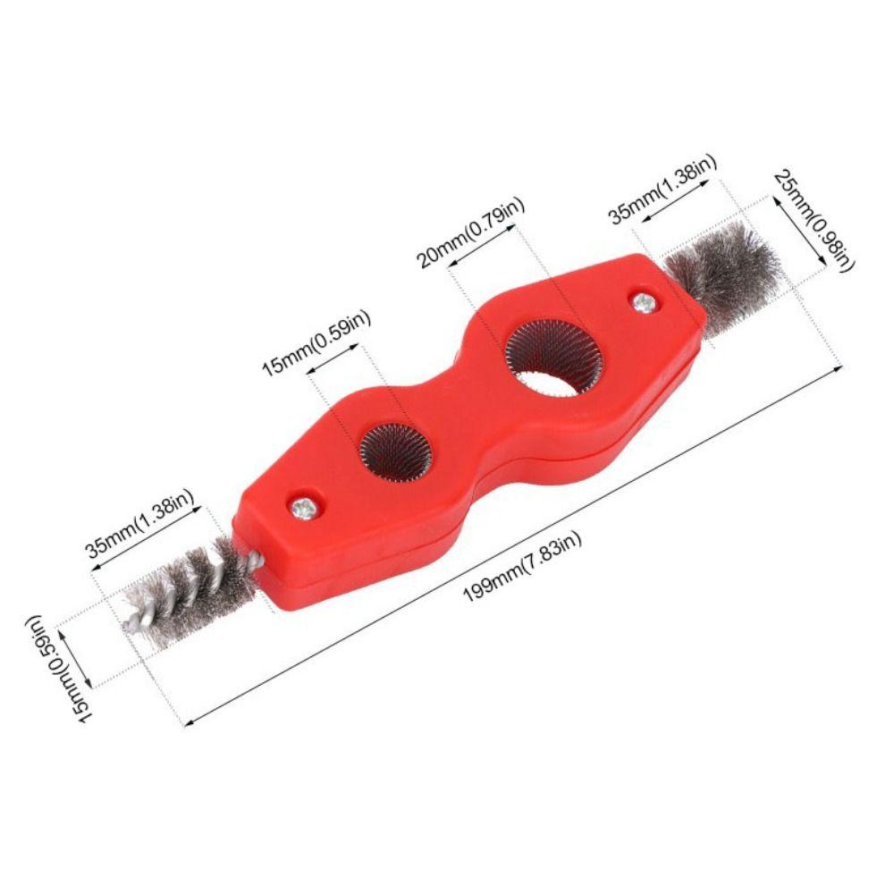2pcs Double-headed Pipe Deburrer Reamer Copper Tube Polishing Tool  Aluminum Pipe