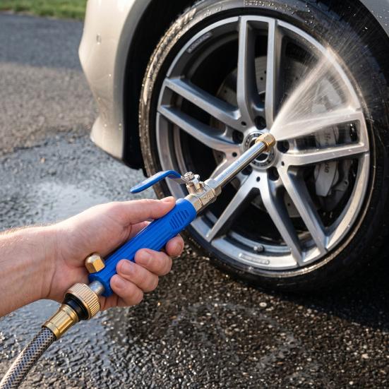 High Pressure Hose Nozzle Garden Hose Car Wash Sprayer Wand Pressure