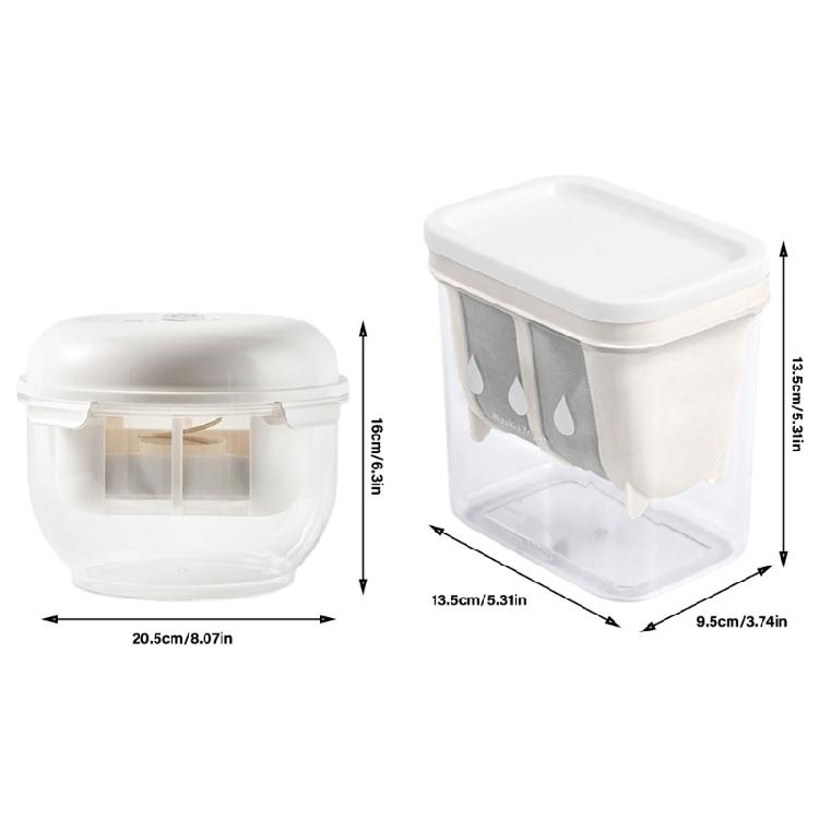 Praktisches Küchenfreundliches Joghurt-Sieb-Zubehör zur Herstellung von cremigem Joghurt und Käse Täglicher Gebrauch Küchenaufbewahrung