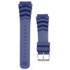 Seiko Watch Genuine Commercially Available Urethane 22mm Lug 20mm Buckle Navy Band, Width, Width, Blue, RS04K22NY1, Men's