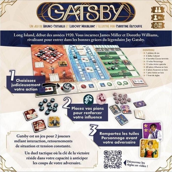 Jeu de stratégie - Catch Up Gatsby - Multicolore - 2 joueurs ou plus - 30 min de jeu